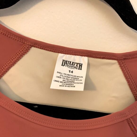 Duluth Top Shelf Bra Lined Short Sleeves Womens Sz 14 NWOT not worn Gorgeous - Picture 2 of 2